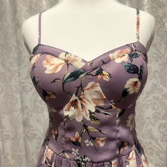 Xhileration Floral Bodice Dress - Picture 3 of 12